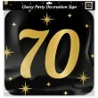 dekoracja wiszaca 70 urodziny classy party 50x50 cm pd party