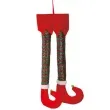 dekoracja wiszaca boze narodzenie nogi elfa guirca 50 cm