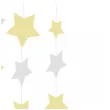 dekoracja wiszaca gwiazdki metaliczne mix godan 4 m