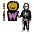 dekoracja wiszaca halloween pajaki i dynia mix carnival toys 100 cm
