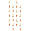dekoracja wiszaca marchewki i zajaczki mix amscan 130 cm
