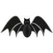 dekoracja wiszaca nietoperz unique 35 cm