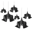 dekoracja wiszaca nietoperze czarna partypal 6szt