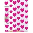 dekoracja wiszaca serca rozowa 2 1 m 1 op
