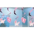 dekoracja wiszaca swiderki baby girl 61cm 1op