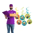 dekoracja wiszaca swiderki szalone minionki amscan 6 szt