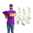 dekoracja wiszaca swiderki wesole zoo amscan 60 cm 6 szt