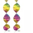 dekoracja wiszaca teczowe spirale folat 100 cm 4 szt