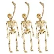 dekoracja wiszaca trzy szkielety bezowa widmann 15 cm 3 szt