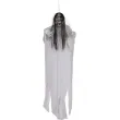 dekoracja wiszaca upiorna wampirzyca szary guirca 170 cm
