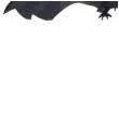 dekoracja wiszacy nietoperz czarny boland 64 cm