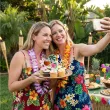 dekoracje do muffinek babeczek na hawajskie party pikery hello aloha mix 6 szt