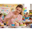 dekoracje do muffinek babeczek pikery szpilki teczowy dzien dziecka x6