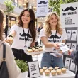 dekoracje do muffinek babeczek przekasek na movember pikery wasy czarne niebieski listopad x6