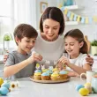 dekoracje do muffinek babeczek swieconki na wielkanoc pikery wielkanocna radosc 6 szt