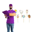 dekoracje do muffinek babeczek swieconki na wielkanoc pikery wielkanocna radosc 6 szt