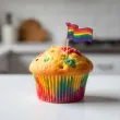 dekoracje do muffinek na marsz rownosci pikery lgbt teczowe flagi 6 szt