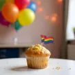 dekoracje do muffinek na marsz rownosci pikery lgbt teczowe flagi 6 szt