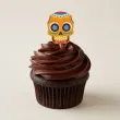 dekoracje do muffinek przekasek na dia de los muertos halloween pikery szpilki czaszki x6