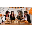 dekoracje do muffinek przekasek na halloween andrzejki pikery szpilki nietoperze czarme 6 szt