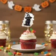 dekoracje do muffinek przekasek na halloween pikery szpilki dynia kot kapelusz szpilki x6