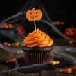 dekoracje do muffinek przekasek na halloween pikery szpilki dynie 6 szt