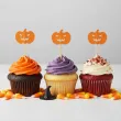 dekoracje do muffinek przekasek na halloween pikery szpilki dynie 6 szt