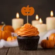 dekoracje do muffinek przekasek na halloween pikery szpilki dynie 6 szt