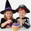 dekoracje do muffinek przekasek na halloween pikery szpilki mix ozdoby 6 szt