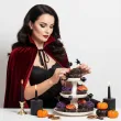 dekoracje do muffinek przekasek na halloween pikery szpilki mix ozdoby 6 szt