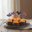 dekoracje do muffinek przekasek na halloween pikery szpilki mix ozdoby 6 szt