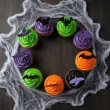 dekoracje do muffinek przekasek na halloween pikery szpilki mix ozdoby 6 szt