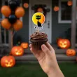 dekoracje do muffinek przekasek na halloween pikery szpilki mix ozdoby 6 szt