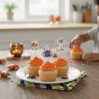 dekoracje do muffinek przekasek na halloween pikery szpilki mix ozdoby 6 szt