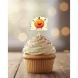 dekoracje do muffinek przekasek pikery szpilki happy halloween swieto dyni 6 szt