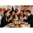 dekoracje do muffinek przekasek pikery szpilki happy halloween swieto dyni ozdoby babeczki x6