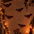 dekoracje do ppowieszenia na halloween andrzejki ozdoby halloweenowe nietoperze czarne 10x5 5 cm