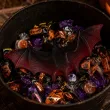 dekoracje do ppowieszenia na halloween andrzejki ozdoby halloweenowe nietoperze czarne 10x5 5 cm