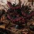 dekoracje do ppowieszenia na halloween andrzejki ozdoby halloweenowe nietoperze czarne 10x5 5 cm