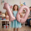 dekoracje na 10 urodziny rocznice zestaw balonow liczba 10 rozowy jasny 34 dgt 2 elementy