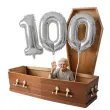 dekoracje na 100 urodziny rocznice zestaw balonow liczba 100 srebrny 39 dgt 2 elementy