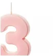 dekoracje na 13 urodziny swieczki na tort liczba 13 rozowy 4 5 cm 2 szt