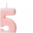 dekoracje na 15 urodziny swieczki na tort liczba 15 rozowy 4 5 cm 2 szt