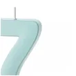 dekoracje na 17 urodziny swieczki na tort liczba 17 niebieski 4 5 cm 2 szt