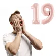 dekoracje na 19 urodziny rocznice zestaw balonow liczba 19 rozowy jasny 34 dgt 2 elementy