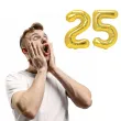 dekoracje na 25 urodziny zestaw balonow liczba 25 zloty 33 dgt 2 elementy