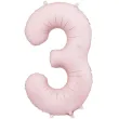 dekoracje na 3 urodziny zestaw balonow kotek dla kociarza liczba 3 rozowy jasny 10 szt