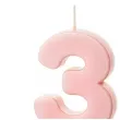 dekoracje na 30 urodziny swieczki na tort liczba 30 rozowy 4 5 cm 2 szt