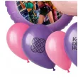 dekoracje na 4 urodziny balony k pop demon hunters rozowo fioletowe huntrix lowczynie demonow