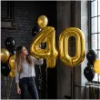 dekoracje na 40 urodziny zestaw balonow liczba 40 zloty 33 dgt 2 elementy